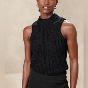 NWT banana republic Cable Knit sweater tank Sz S